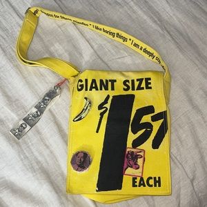 Andy Warhol Canvas messenger bag